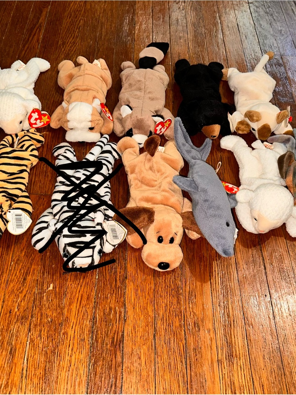 NWT Assortment of 11 TY Beanie Babies Stuffed Animals